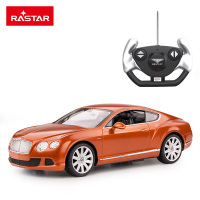 星辉(Rastar)1:14遥控汽车宾利欧陆男孩儿童玩具漂移汽车模型49800香槟色
