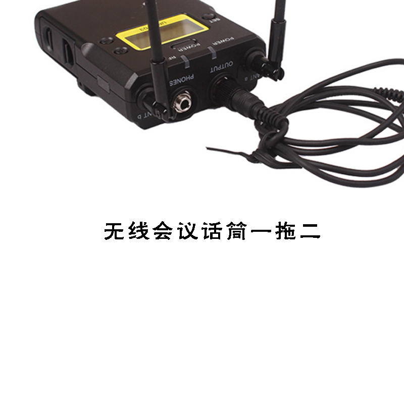 无线会议话筒一拖二 可家用KTV 双 迪霸UR-88