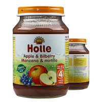 Holle凱莉 有機蘋果藍莓 190g