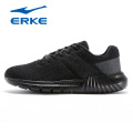 鸿星尔克（erke）时尚男女跑鞋情侣款跑步鞋运动鞋12118203065 正黑【男款】 43码