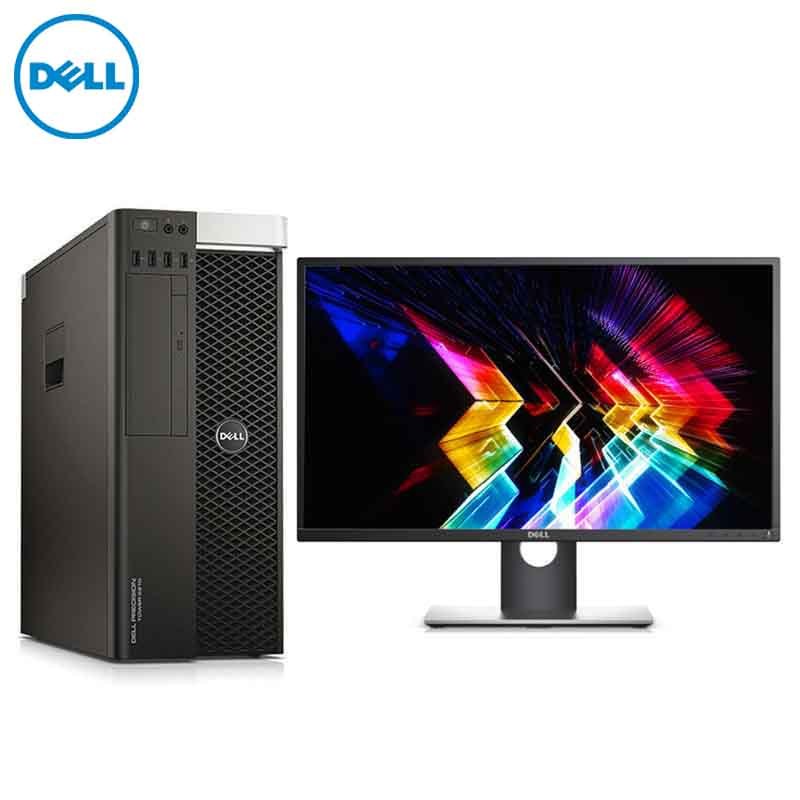 戴尔(Dell)Precision 塔式T5810工作站 配27英寸显示器(E5-1620v4 8G 256G 4G独)