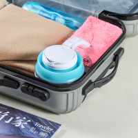金正(NiNTAUS)电热水壶Z05 折叠旅行电热水壶 家用迷你硅胶便携烧水壶 蓝色0.5L