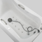 箭牌卫浴(ARROW)亚克力防滑独立浴缸浴池成人普通家用按摩浴缸1.5-1.7米