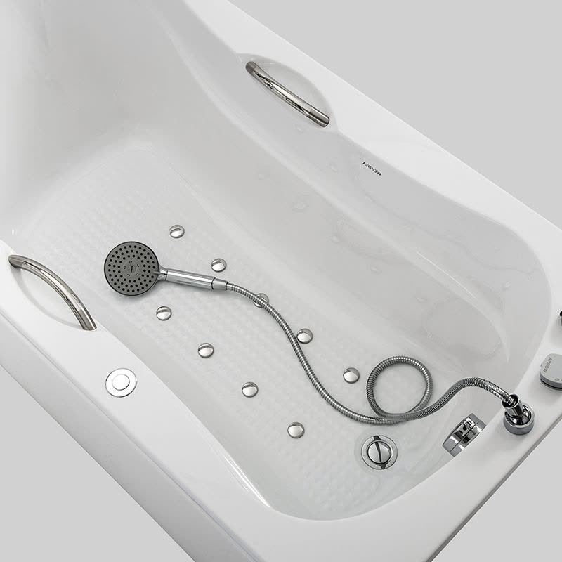 箭牌卫浴(ARROW)亚克力防滑独立浴缸浴池成人普通家用按摩浴缸1.5-1.7米图片