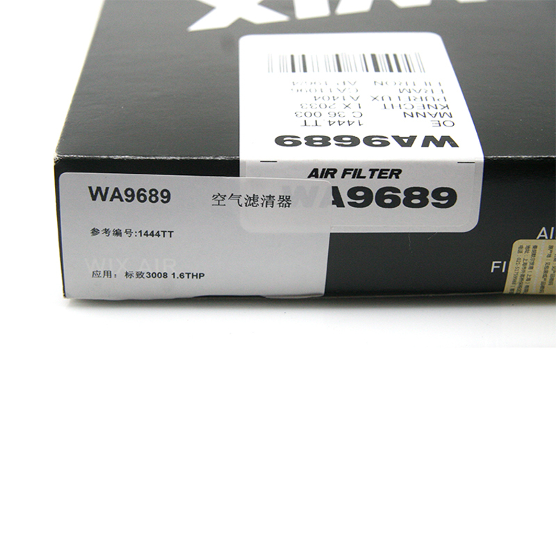 维克斯(WIX)空气滤清器/空滤芯 WA9689 标致207CC/308CC/3008/RCZ/Mini Cooper