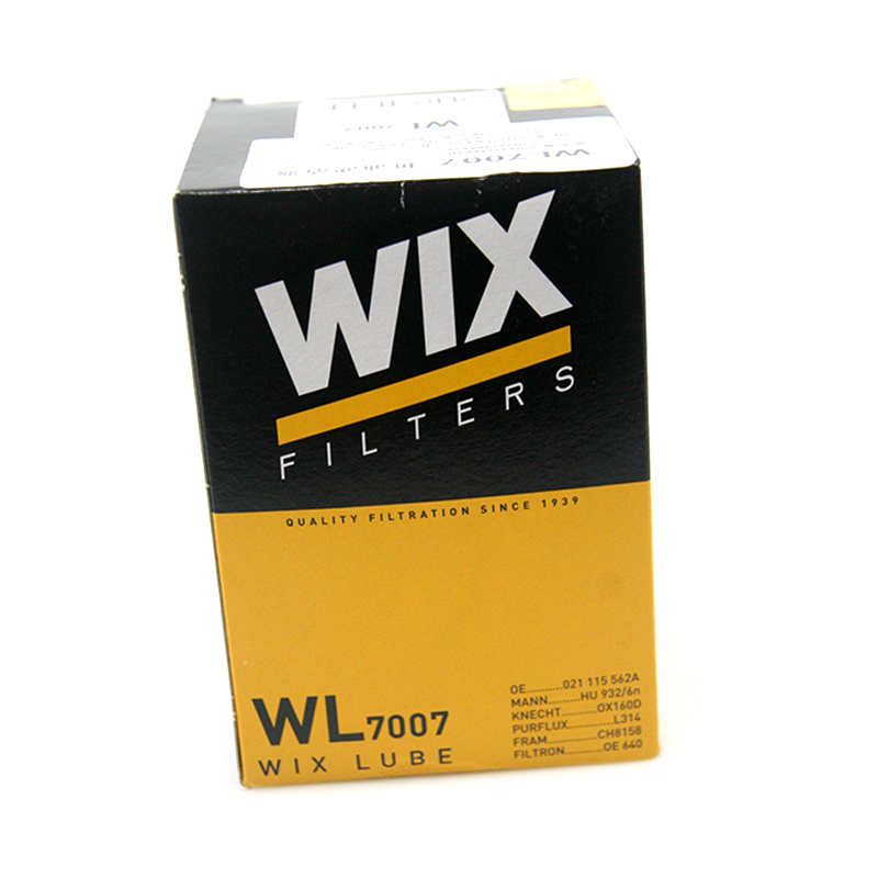 维克斯(WIX)机油滤清器/机滤芯WL7007保时捷卡宴/吉普大切诺基/帕萨特/辉腾/途锐/奥迪Q73.6
