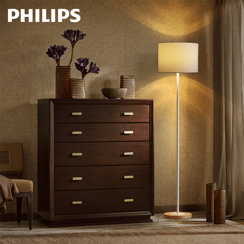 飞利浦(PHILIPS)逸柔落地灯LED客厅简约现代卧室北欧落地式台灯立式床头灯 Philips逸柔落地灯