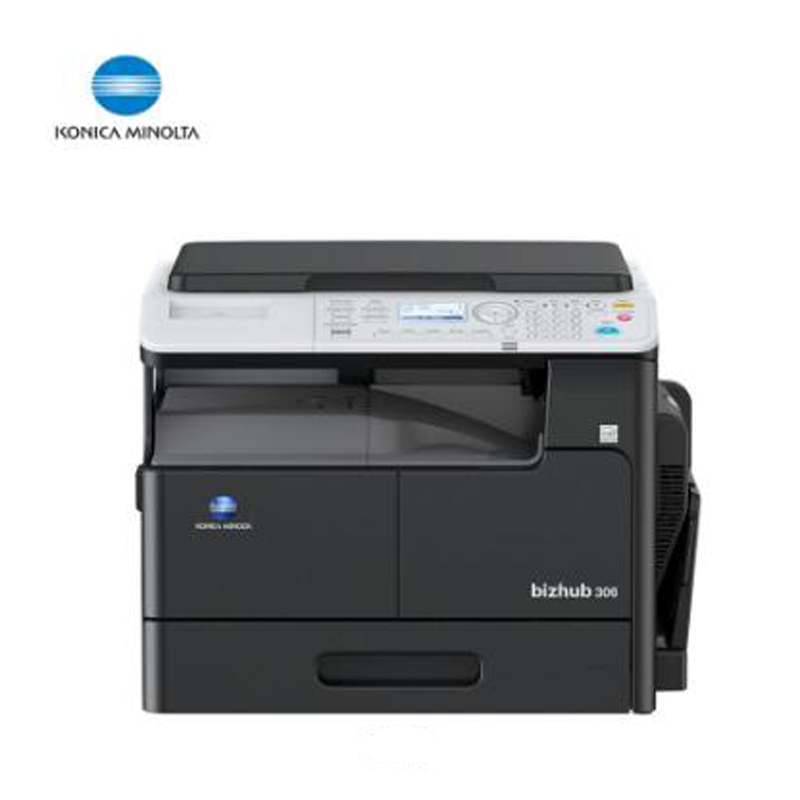 柯尼卡美能达(KONICA MINOLTA)bizhub 306 A3黑白复合机 复印机(打印 复印 扫描)官方标配