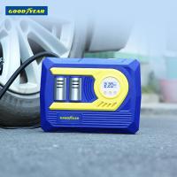 固特异GOODYEAR双缸汽车车载充气泵 电动车用大功率12V自动便携式数显双缸打气泵 轮胎应急补气机GY-2582