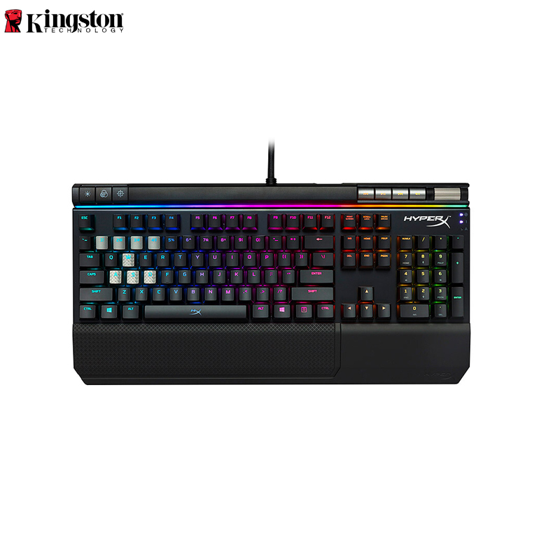 金士顿(Kingston) HyperX Alloy Elite 阿洛伊 精英版RGB Cherry红轴 绝地求生 吃鸡