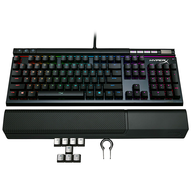 金士顿(Kingston) HyperX Alloy Elite 阿洛伊 精英版RGB Cherry红轴 绝地求生 吃鸡