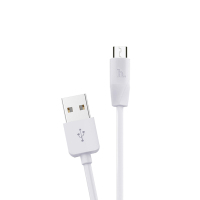 浩酷（HOCO）安卓数据线1米 白色 华为vivo三星oppo小米数据线 挂绳