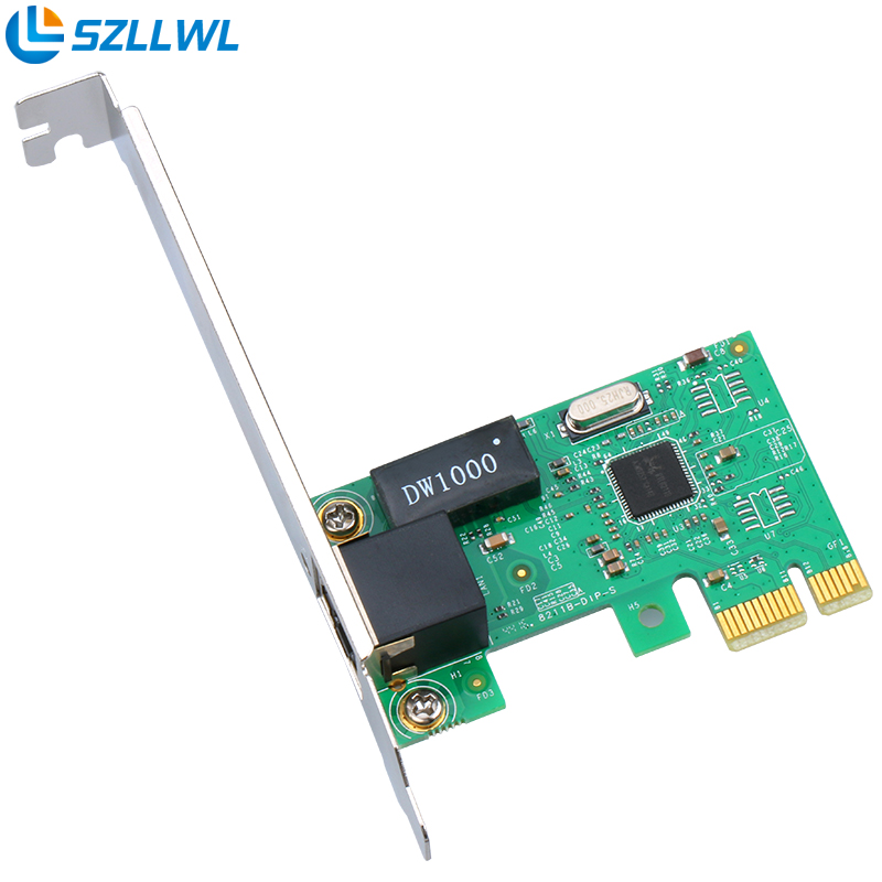 SZLLWL R8211B RJ45百兆网卡 100Mbps家用网卡 PCI-E接口 百兆以太网 台式机有线网卡高清大图