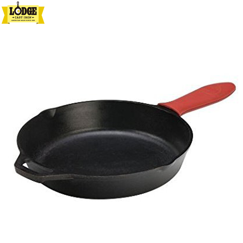 Lodge洛极 硅胶隔热锅柄套 26cm、30cm 锅适用红色大号