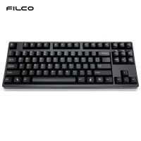斐尔可(Filco) FKBN87M/EB2(87圣手二代) 有线机械键盘 黑色茶轴