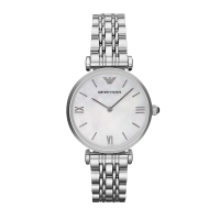 Armani/阿玛尼手表 时尚简约纯净表盘石英女士手表