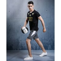 尤文图斯 透气舒适 男款短袖T恤 时尚印花