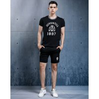 尤文图斯 透气舒适 男款短袖T恤 时尚印花