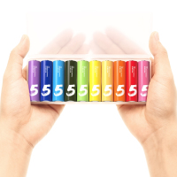 小米(MI)5号电池 彩虹电池碱性 5号/儿童玩具/血压计/血糖仪/遥控器/挂钟/键盘电池