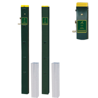 世纪昊佳 比赛专用直插式网球柱 HJ-4007绿色 健芬欣体育