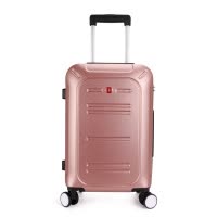 SWISSGEAR瑞士军刀拉杆箱 47016 玫瑰金24寸 可放15.6寸电脑包