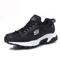 SKECHERS斯凯奇LIFESTYLE系列男士休闲绑带运动鞋666028/BLK