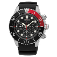 精工(SEIKO)手表 Prospex潜水太阳能功能计时专业潜水防水时尚运动男表 SSC617J1