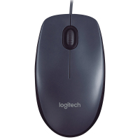 罗技(Logitech)M90 有线鼠标 黑色 1个