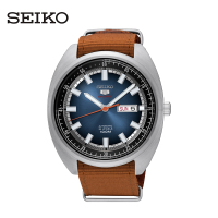 精工(SEIKO)手表 精工5号自动机械表原装进口鲍鱼形防水夜光时尚运动男表双历 SRPB21J1