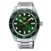巴塞尔新品SEIKO精工5号绿水鬼自动机械防水夜光时尚男表手表SRPB93J1