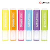 齐心HP908荧光笔彩色醒目荧光笔记号标记笔 10支装