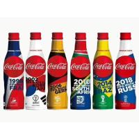 【单瓶装】cocacola 可口可乐 20周年世界杯珍藏版 250ml/瓶 6届世界杯举办国版 铝罐装 世界杯可乐