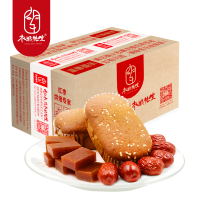 枣粮先生老北京枣糕660g面包整箱营养早餐红枣泥蛋糕手工软糕点老零食