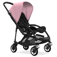 Bugaboo Bee5 2017年新款黑框黑座垫婴儿推车 车篷颜色可选 黑框黑座垫粉色 25KG承重