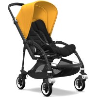 Bugaboo Bee5 2017年新款黑框黑座垫婴儿推车 车篷颜色可选 黑框黑座垫黄色