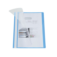 齐心(comix)LW320 2孔装订文件夹 A4 蓝色(JL)