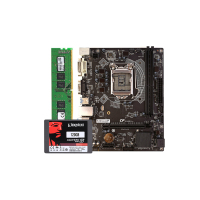 金士顿V300 120G+七彩虹C.H110M-K全固态版 V21主板+金士顿KVR DDR3 2133 4G台式内存