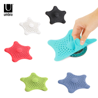 UMBRA STARFISH海星头发阻隔塞 海浪蓝 2只装
