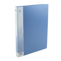 齐心(comix)AB151A/P 单强力文件夹 A4 蓝色(JL)