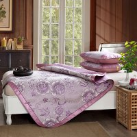 迎馨 凉席席子印花图案床席套件冰丝席 床席套件