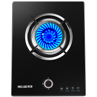 美菱(MeiLing) 燃气灶QD209 台钳两用单眼灶具 钢化玻璃防爆面板 4.0KW大火力(液化气)