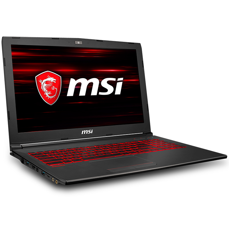 微星(MSI)GV62-099 15.6英寸游戏本笔记本电脑（i5-8300H 8GB 128GB+1TB GTX1050 4GB 赛睿红色背光键盘）