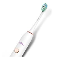 ApiYoo 荷兰艾优电动牙刷成人 P7充电式声波震动牙刷情侣款男女通用(自带2支刷头 磨砂白)
