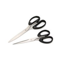 HUA JIE华杰 30个装 H0203剪刀 7寸 文具剪刀办公家用美工刀不锈钢剪纸刀缝纫剪刀