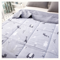 九洲鹿水洗棉工艺泡泡纱亲肤被子夏凉被 空调被 150X200cm(可水洗 不易结团)