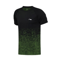 李宁(LI-NING)2018新品羽毛球服男子比赛上衣速干T恤
