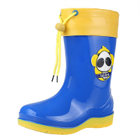 宜斯熊儿童雨鞋保暖加棉套宝宝防滑雨靴 男童女童卡通中筒四季雨鞋