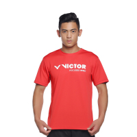 威克多VICTOR/胜利羽毛球服 男女款短袖针织T恤