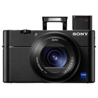 索尼(SONY)摄录一体机 DSC-RX100M5 RX100 V 黑卡五代数码相机 裸机+三脚架+金士顿128G内存卡