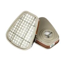 3M 防毒面具滤毒盒 防有机蒸汽/苯 喷漆过滤盒 6005CN过滤盒2只